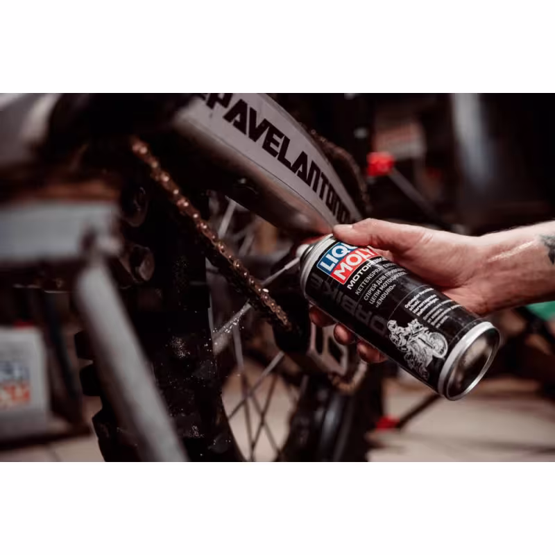 Спрей для приводной цепи Liqui Moly Motorrad Kettenspray Enduro 7608, 0,4 л