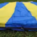 Мешок спальный двухместный Mircamping КС-018, синий/желтый (до -5°С)
