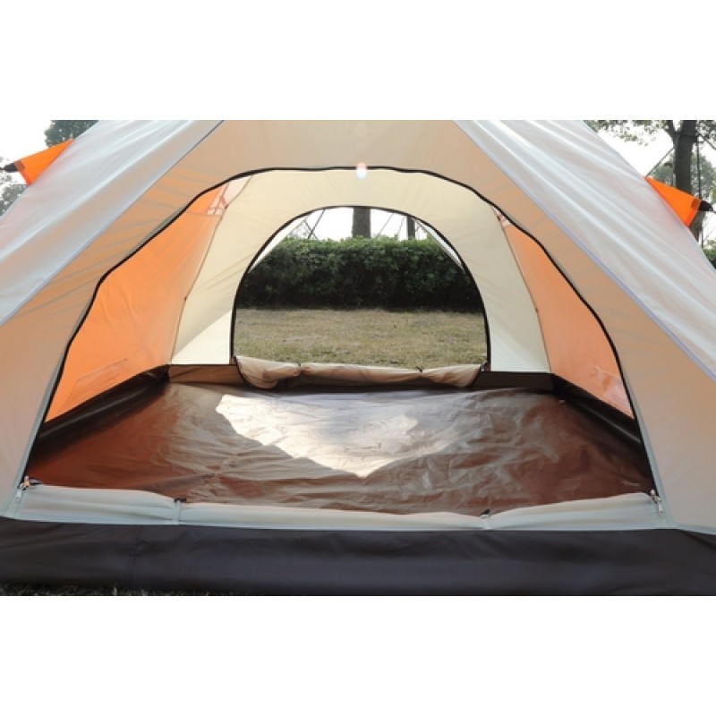 Палатка туристическая Mimir JWS004, 3-местная, 200x200x140 см, оранжевый