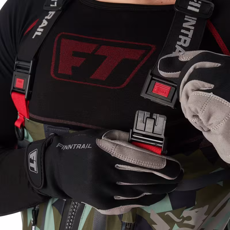 Полукомбинезон-вейдерсы Finntrail Speedmaster-Z, мембрана Hard-Tex, зеленый камуфляж, размер 50-52 (L), 175-185 см