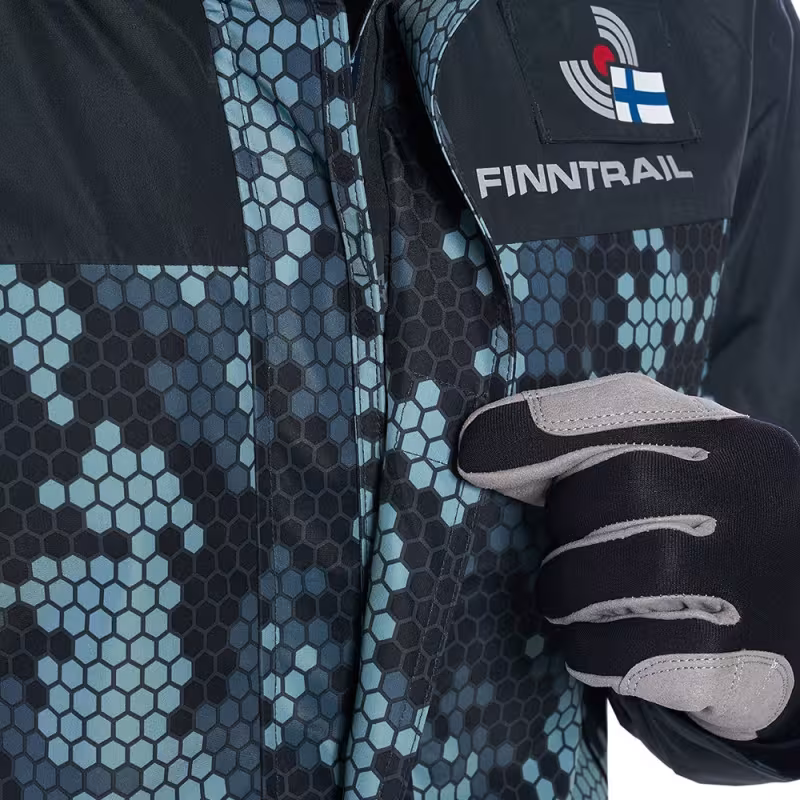 Куртка мужская Finntrail Mudway 2010, мембрана Hard-Tex, серый камуфляж, размер 50-52 (L), 175-185 см