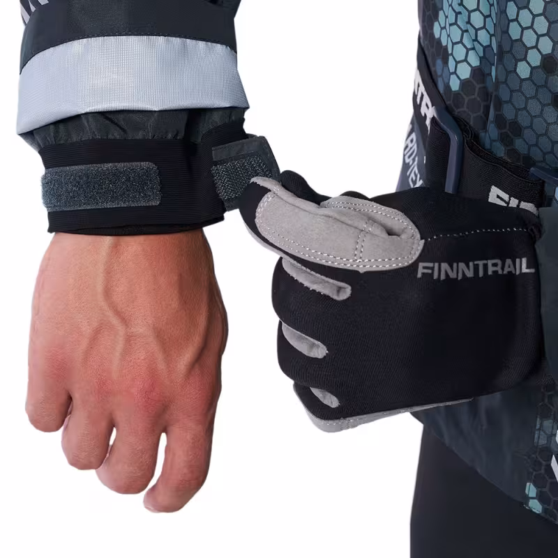 Куртка мужская Finntrail Mudway 2010, мембрана Hard-Tex, серый камуфляж, размер 50-52 (L), 175-185 см