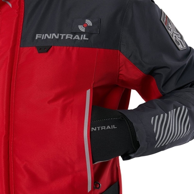Куртка мужская Finntrail Mudway 2010, мембрана Hard-Tex, красный, размер XL