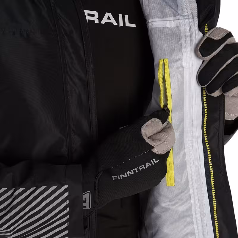 Куртка мужская Finntrail Mudway 2010, мембрана Hard-Tex, черный, размер 54-56 (XL), 180-190 см