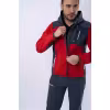 Куртка мужская Finntrail Softshell Nitro 1320, ткань Софтшелл, красный/серый, размер 44-46 (S), 165-175 см