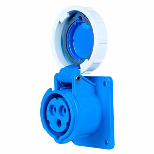 Розетка брызгозащищенная PC Electric 10260041, врезаемая