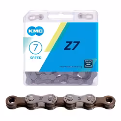 Цепь велосипедная KMC Z-7, KMC-Z7OEM, 7 скоростей, 116 звеньев, 1/2"x 3/32", OEM