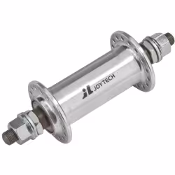 Втулка передняя JY-765, 130135, 32H, для BMX, ось 3/8", алюминий, серебристая