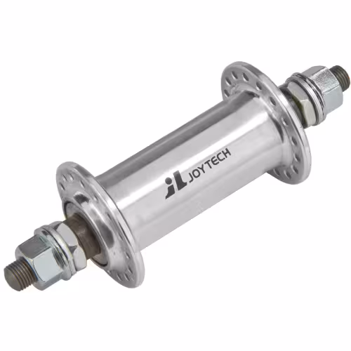 Втулка передняя JY-765, 130135, 32H, для BMX, ось 3/8", алюминий, серебристая