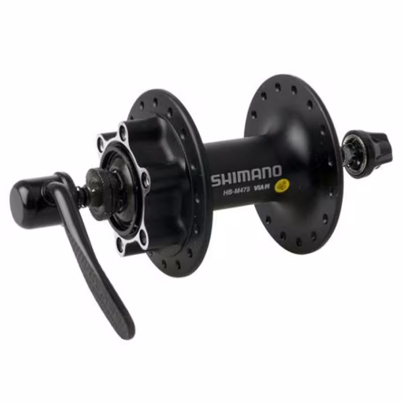 Втулка передняя Shimano M475, EHBM475BL5, 32 отверстия, QR, черный