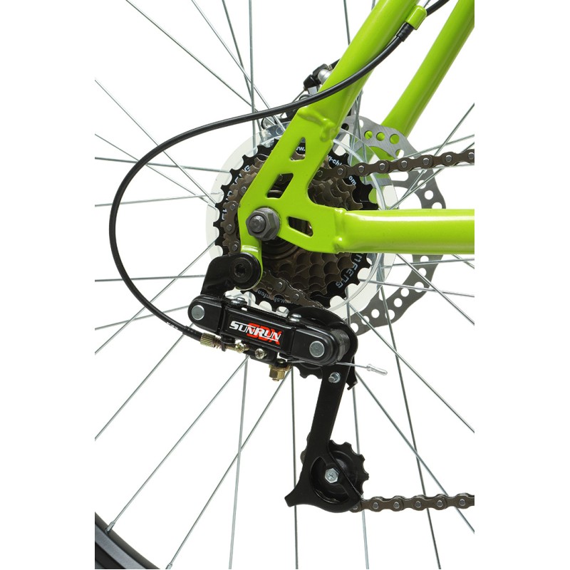 Велосипед 27,5 ALTAIR MTB HT 2.0 disc (27,5" 21 ск. рост 17") зеленый/черный