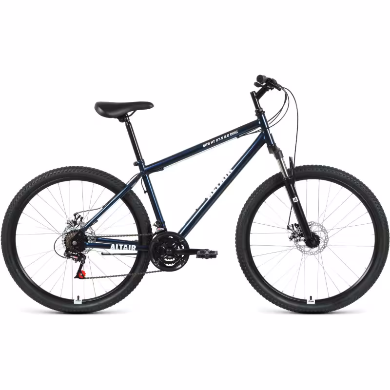 Велосипед 27,5 ALTAIR MTB HT 2.0 disc (27,5" 21 ск. рост 19") темно-синий/белый
