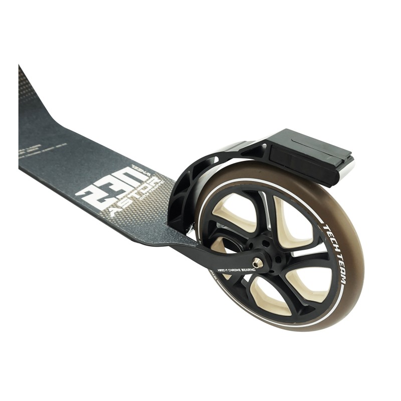 Самокат Tech Team Astor 230, черный/коричневый