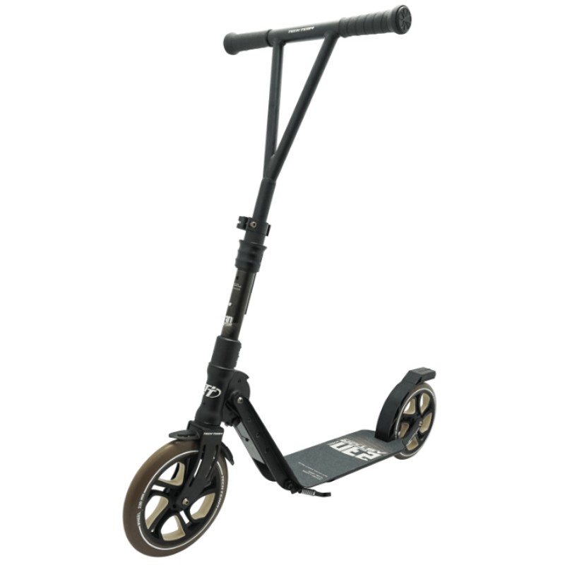 Самокат Tech Team Astor 230, черный/коричневый