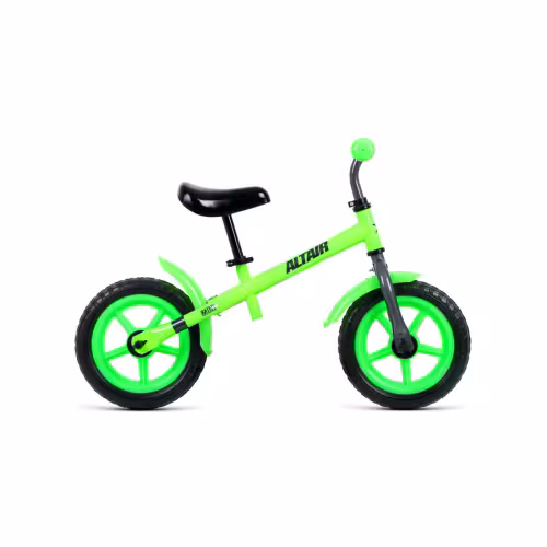 Беговел 12 ALTAIR MINI зеленый/серый