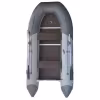 Надувная лодка ПВХ Flinc BoatsMan BT400SK, пайол фанерный, серый/графит