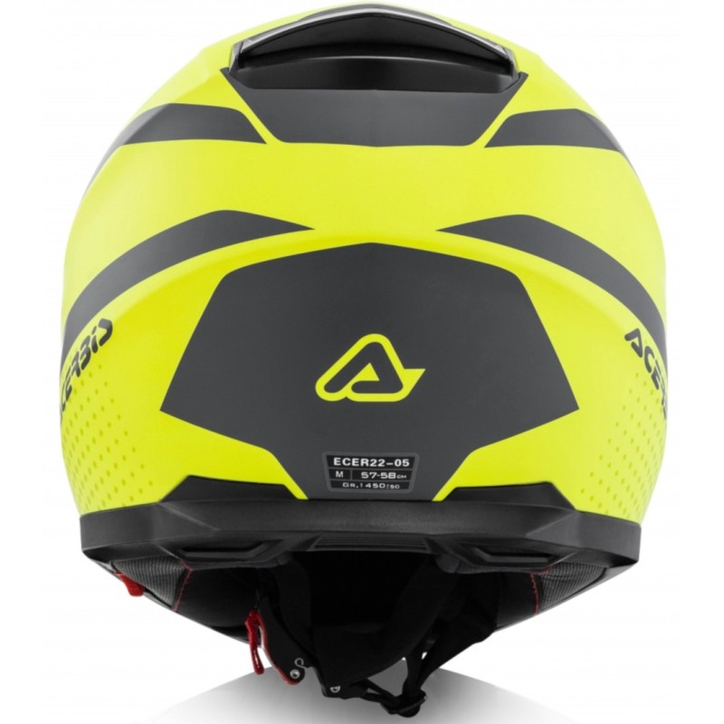 Мотошлем Acerbis X-STREET, желтый/серый, размер L