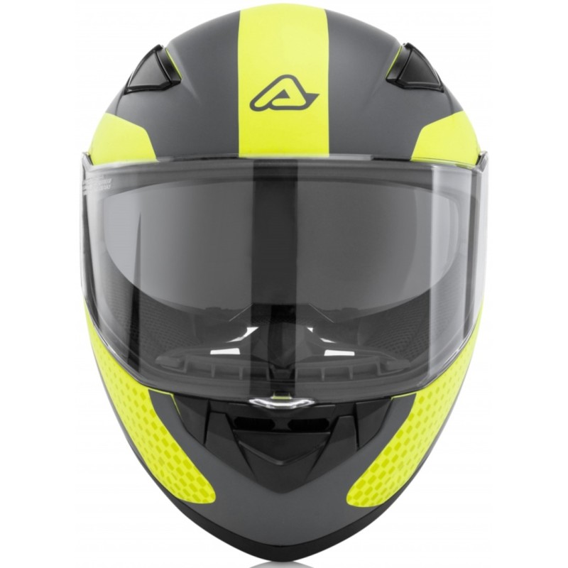 Мотошлем Acerbis X-STREET, желтый/серый, размер L