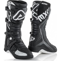 Мотоботы кроссовые Acerbis X-Team Boots Black/White, черный/белый, размер 42