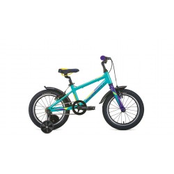 Велосипед 16 FORMAT Kids (16", 1 скорость, рост OS), бирюзовый матовый