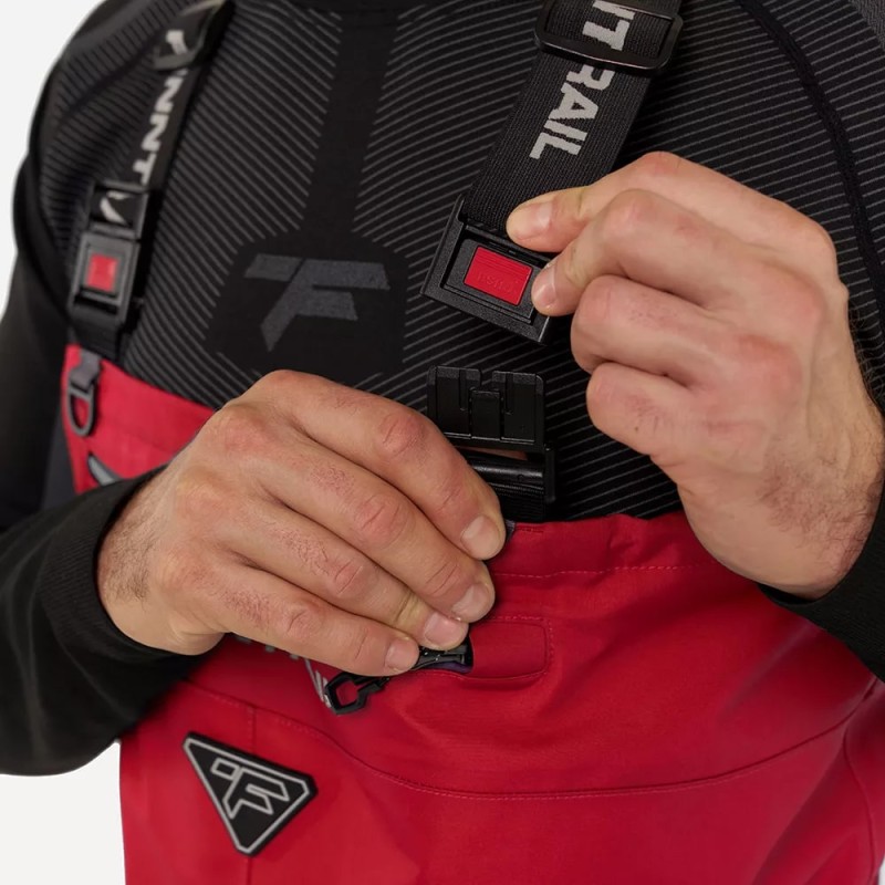 Полукомбинезон-вейдерсы Finntrail Aquamaster New, мембрана Hard-Tex, красный, размер 54-56 (XL), 180-190 см