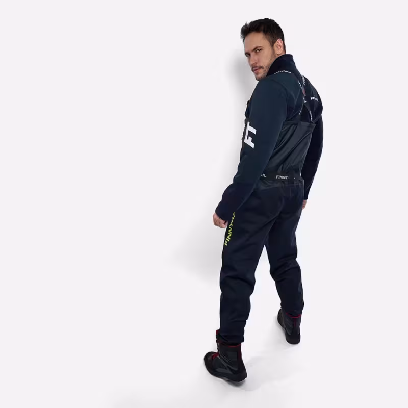 Полукомбинезон-вейдерсы Finntrail Enduro, мембрана Hard-Tex, черный, размер 48-50 (M), 170-180 см