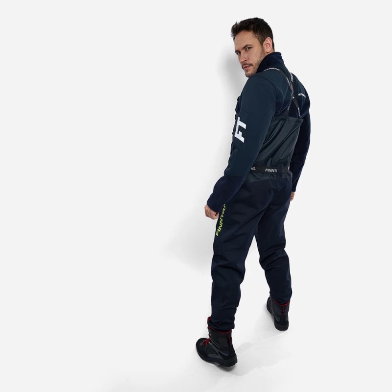 Полукомбинезон-вейдерсы Finntrail Enduro, мембрана Hard-Tex, черный, размер 48-50 (M), 170-180 см