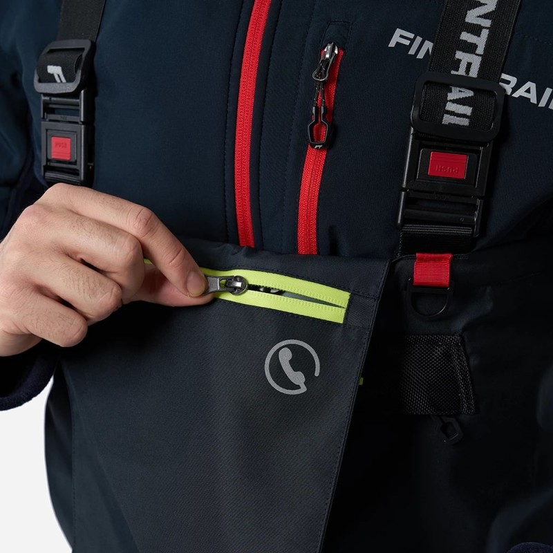 Полукомбинезон-вейдерсы Finntrail Enduro, мембрана Hard-Tex, черный, размер 48-50 (M), 170-180 см