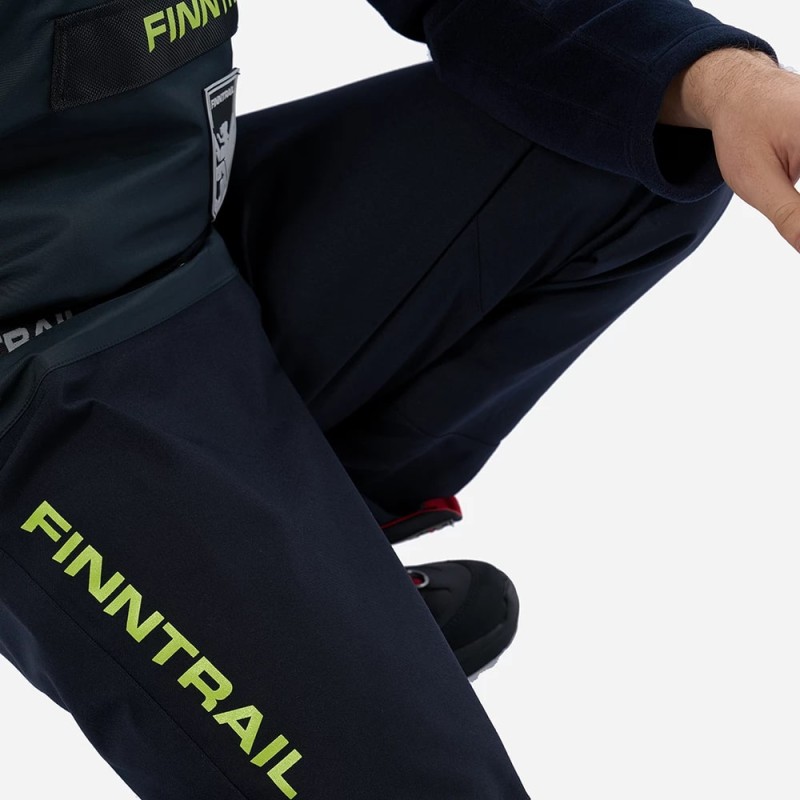 Полукомбинезон-вейдерсы Finntrail Enduro, мембрана Hard-Tex, черный, размер 48-50 (M), 170-180 см