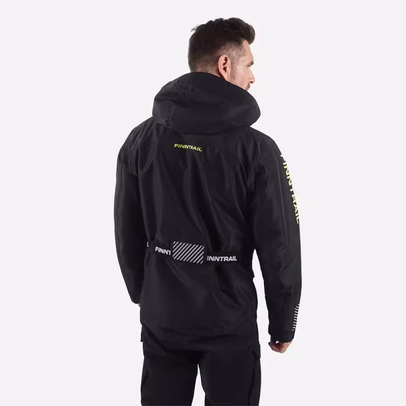Куртка мужская Finntrail Mudway 2010, мембрана Hard-Tex, черный, размер 48-50 (M), 170-180 см