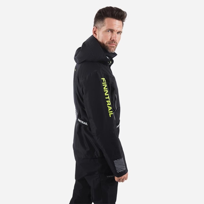 Куртка мужская Finntrail Mudway 2010, мембрана Hard-Tex, черный, размер 48-50 (M), 170-180 см