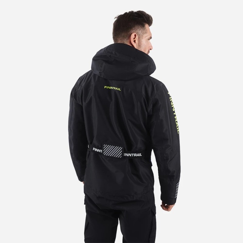 Куртка мужская Finntrail Mudway 2010, мембрана Hard-Tex, черный, размер 54-56 (XL), 180-190 см