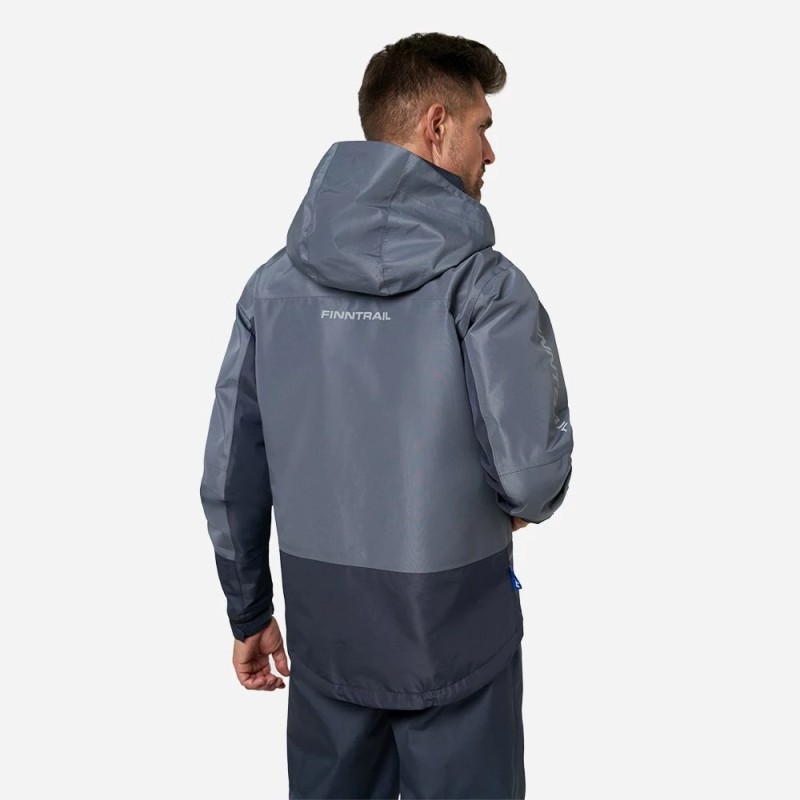 Куртка мужская Finntrail Coaster 4023, мембрана Hard-Tex, серый, размер 54-56 (XL), 180-190 см