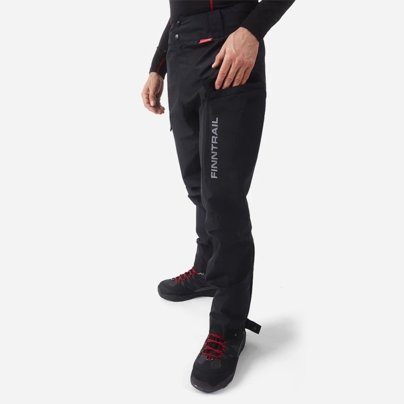 Брюки мужские Finntrail Expert 4602, мембрана Hard-Tex, черный, размер 48-50 (M), 170-180 см