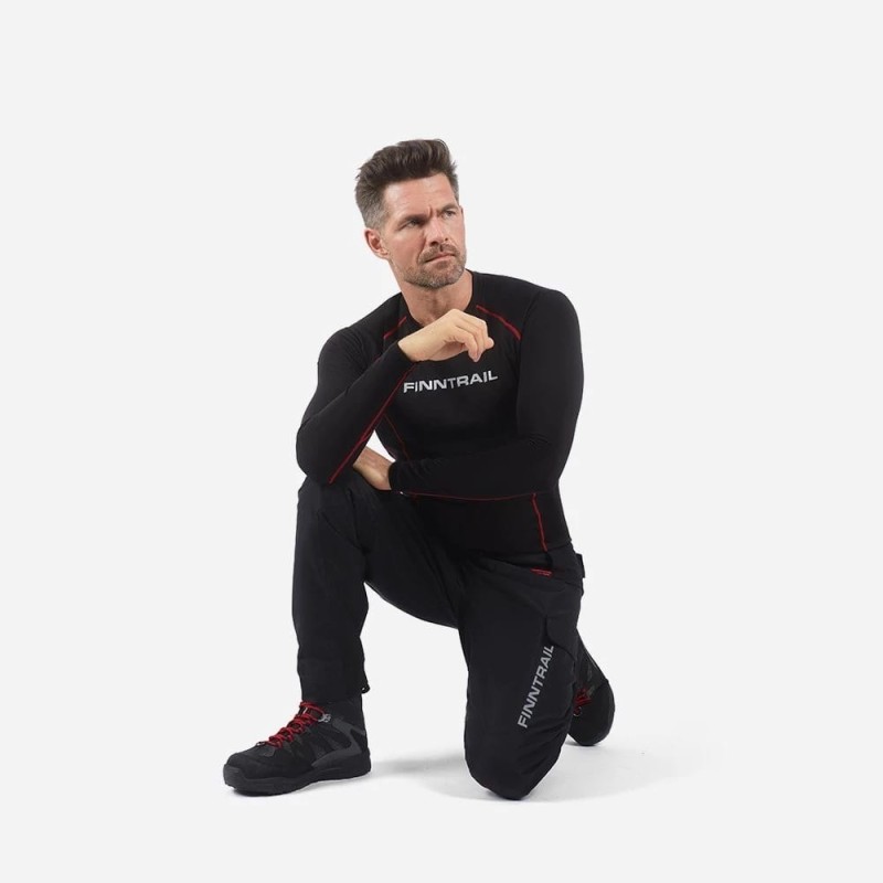 Брюки мужские Finntrail Expert 4602, мембрана Hard-Tex, черный, размер 48-50 (M), 170-180 см