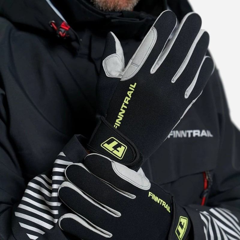 Мотоперчатки Finntrail Enduro 2760, черный/желтый, размер M