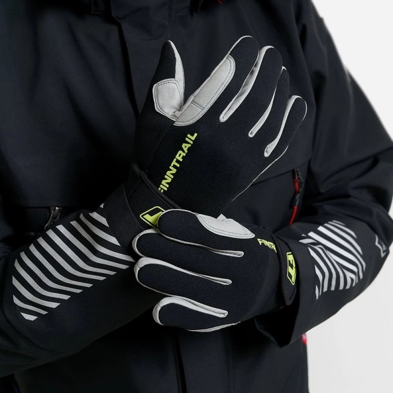 Мотоперчатки Finntrail Enduro 2760, черный/желтый, размер L