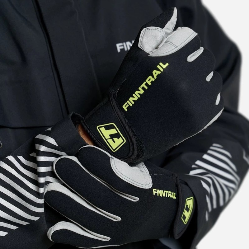 Мотоперчатки Finntrail Enduro 2760, черный/желтый, размер L