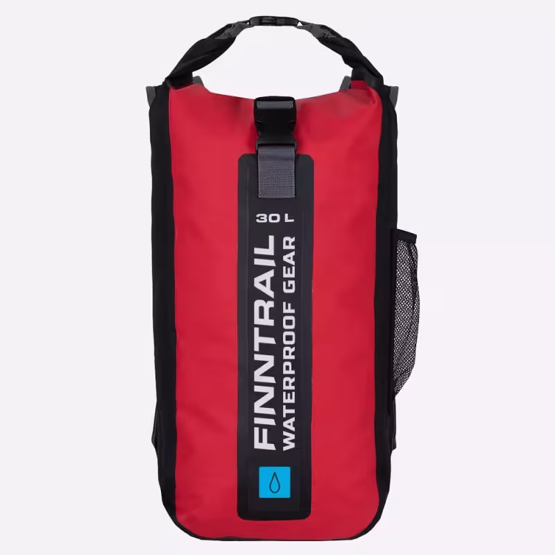 Герморюкзак Finntrail Trace 1711, красный/черный, 30 л