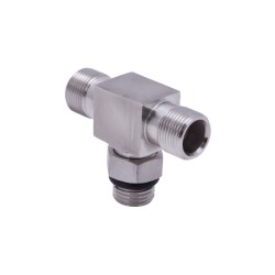 Штуцер для гидравлического цилиндра (тройник) Multiflex 611038