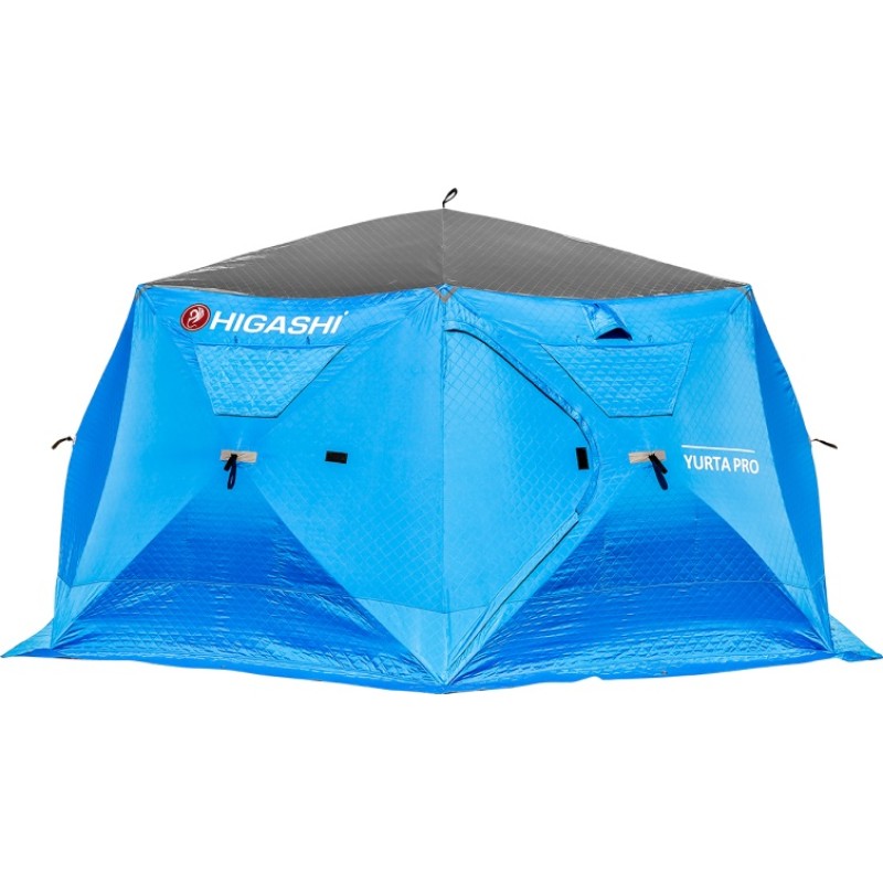 Палатка для зимней рыбалки Higashi Yurta Pro, 8-мест., 460х460х210 см, синий