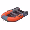 Надувная лодка ПВХ Flinc BoatsMan BT330К, пайол фанерный, графит/оранжевый