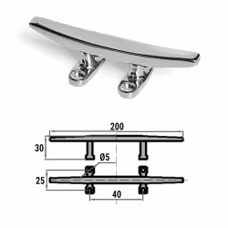 Утка швартовая CIM 0621-0108, 200 мм
