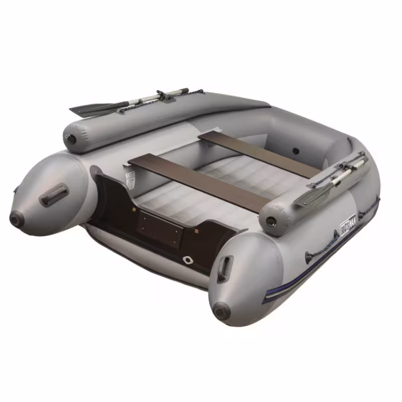Надувная лодка ПВХ Flinc BoatsMan BT380A FB, НДНД, серый/графит