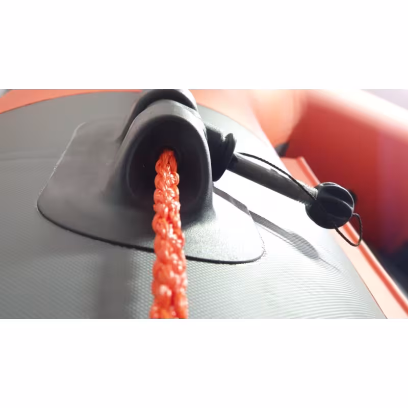 Надувная лодка ПВХ Flinc BoatsMan BT320А, НДНД, графит/оранжевый