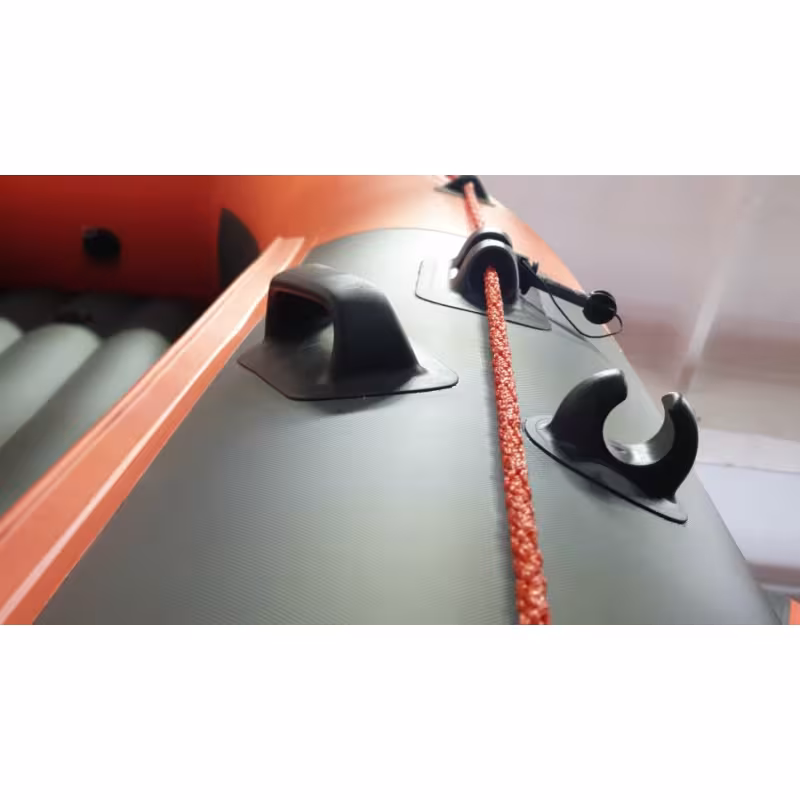 Надувная лодка ПВХ Flinc BoatsMan BT340А, НДНД, графит/оранжевый