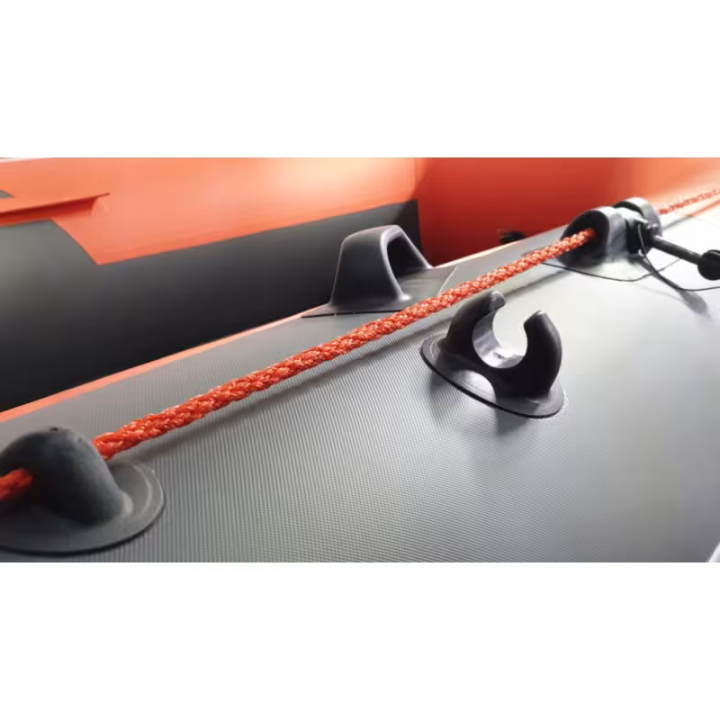 Надувная лодка ПВХ Flinc BoatsMan BT340А, НДНД, графит/оранжевый