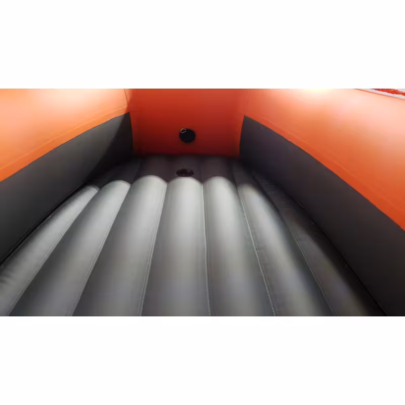 Надувная лодка ПВХ Flinc BoatsMan BT340А, НДНД, графит/оранжевый