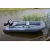 Надувная лодка ПВХ Flinc BoatsMan BT340А, НДНД, серый/графит