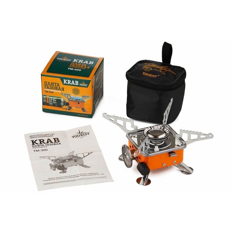 Плита-трансформер газовая портативная Tourist Krab TM-300